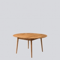 Mały Stół dębowy okrągły - Möbel CLASSY